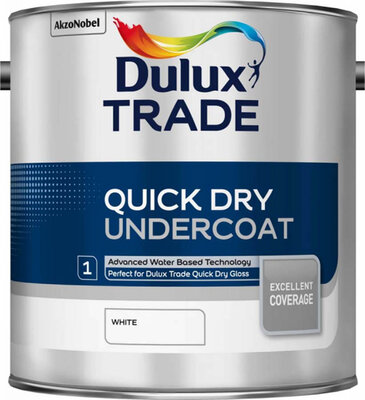 Dulux Trade Quick Dry Undercoat White 2.5L Paint 5220151