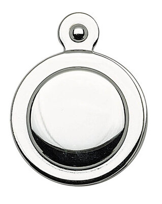 Covered Escutcheon Polished Chrome Pk of 2