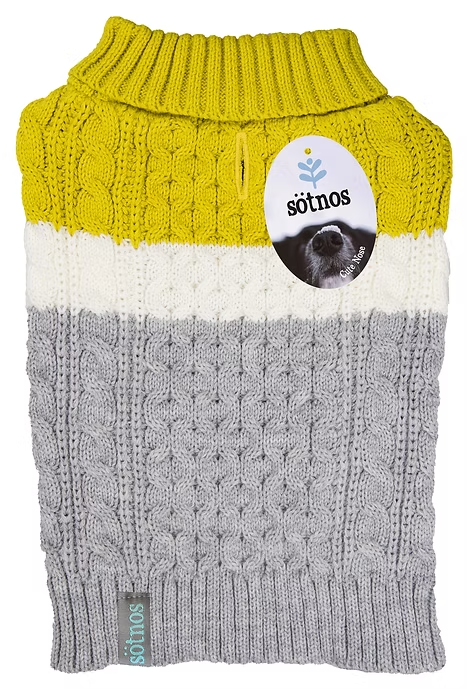 Sotnos Colour Block Grey & Yellow