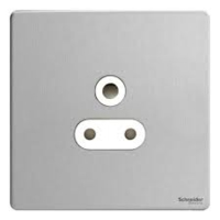 5A 1 GANG UN/SW SOCKET S/STEEL