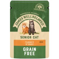 James Wellbeloved Cat Senior Grain Free Turkey Pouch 12x85g