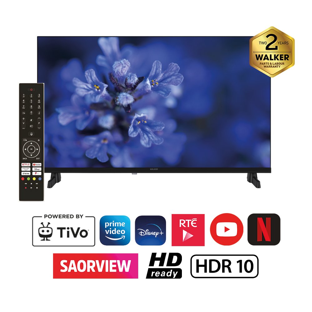 Walker WPSBF32252HD smart TV full HD display and smart platform functionality