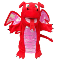 Red Dragon Hand Puppet.