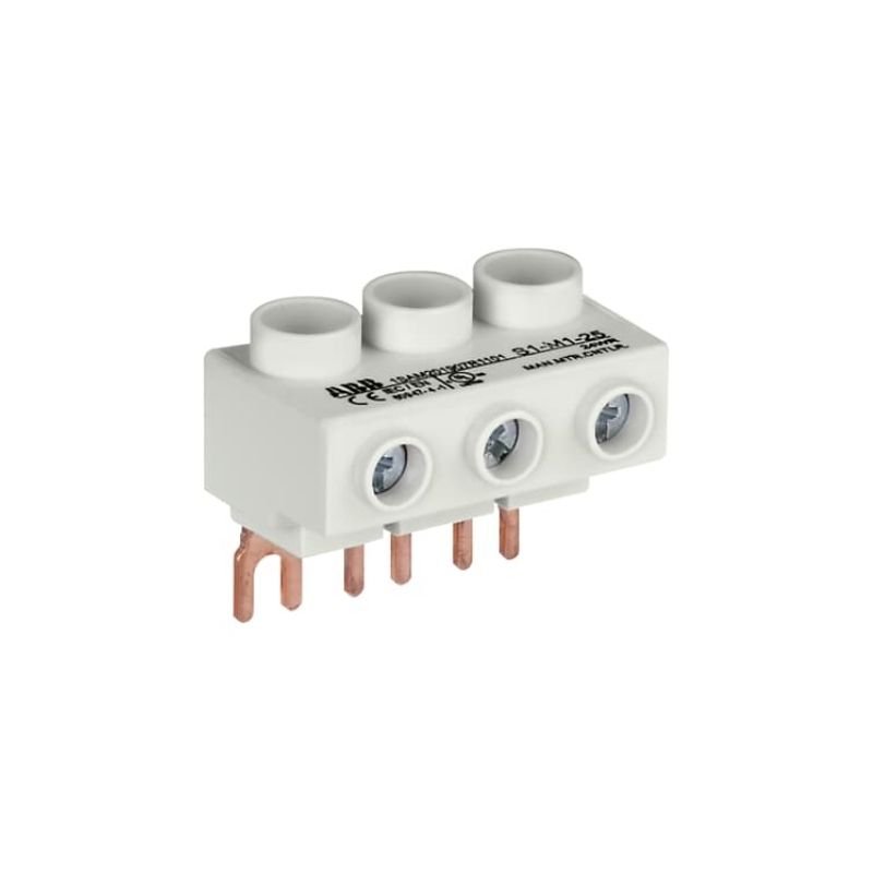 S1-M1-25 3-Front Power Infeed Block 65A  1SAM201907R1101