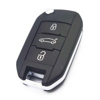 Genuine Citroen 3 Button Flip ID46