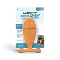 Bamboodles Fish Dog Chew Salmon Medium 7" x 1