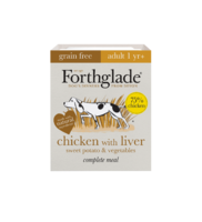 Forthglade Complete Grain-Free Adult Chicken with Liver, Sweet Potato & Veg 395g x 18