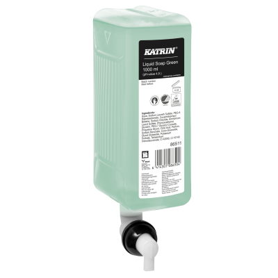 86511  Katrin Commercial Hand Wash Liquid 1000 ml, Green