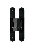 Invisacta IN310 3D Adjustable Concealed Hinge - Capacity 120 Kg - Screws And Caps Included Matt Black Plastified