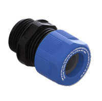 32 TSPe DUAL SEAL GLAND BLUE NUT  (LONG THREADS)