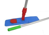 Magnetic Pocket Mop Holder & Handle Green 40cm