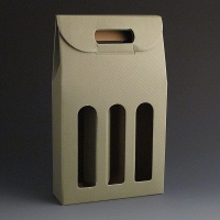 Green 3 bottle box (Pack of 10)