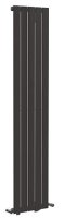 Tucker French Kingswood 1800 x 376mm Single Panel Anthracite Vertical Radiator (Heating Only)