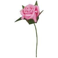 Foam Small Rose Pink 4cm - Pack of 12