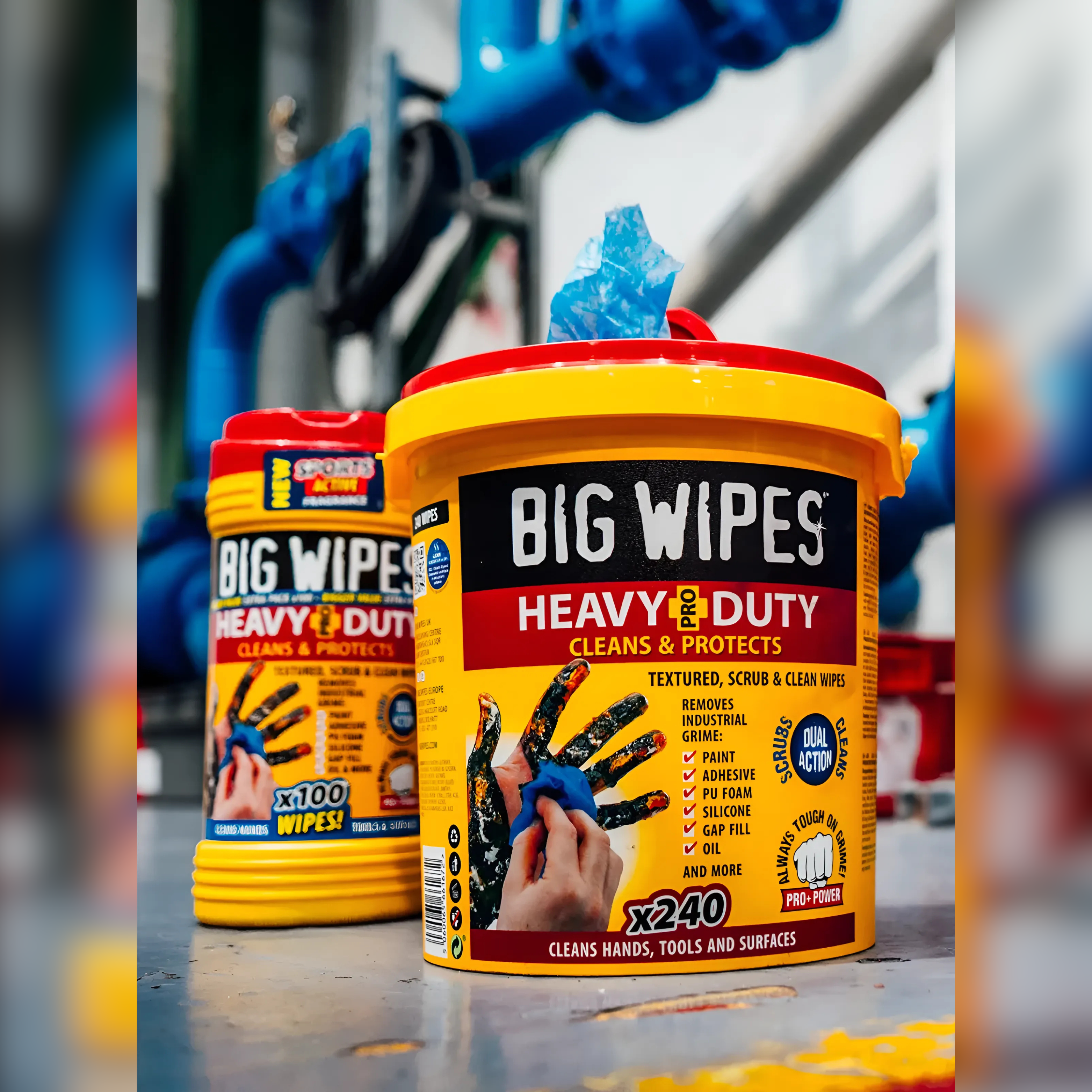 Big Wipes, Heavy- Duty Wipes, 240 Wipes