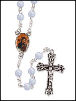 Loose Acrylic Rosary/Blue/Perpetual  (L/62907)
