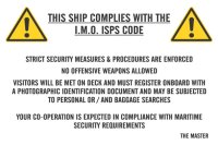 Ship Complies with IMO ISPS Code