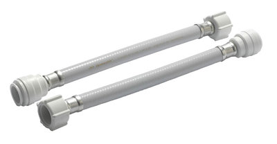 Speedfit X Union Nut PVC Flexi Hose White 22mm x 3/4in x 300mm