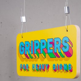 Steel cable loop gripper