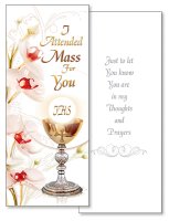 Card - I Attended Mass For You   (19997)