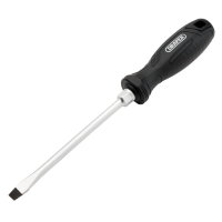 Draper Slotted Hard Grip Screwdriver, 8 x 150mm