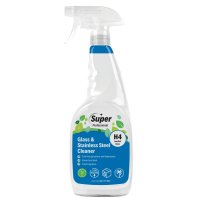 SUPER PROFESSIONAL H4 GLASS & STAINLESS STEEL CLEANER 750ML