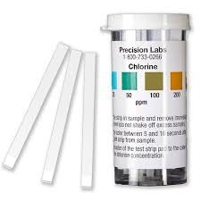 Chlorine Test Strips 200ppm