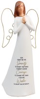 Porcelain Angel Statue/Serenity  (39727)