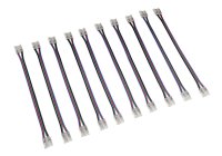 VEGAS COB EASY CLIP Connector For 24V RGB COB IP20/ Strip-To-Driver, With 150mm Wires/ 10pcs Bag/ Price Per pc