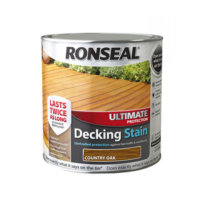 Ronseal Ultimate Decking Oil - Country Oak 2.5L