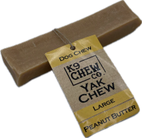 K9 Chew Co. Yak Cheese Chew PEANUT BUTTER Large 5-pk