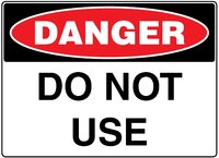 Machinery Sign - Available in Sign Material - PVC, ACM, ADHESIVE