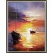 Painted Picture Calm Evening Waters 90x120cm