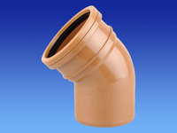 Sewer Bend 45-degree 160mm Short Radius 1 socket ( 6") U-222223