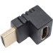 Blake UK HDMI Right Angled Adaptor with gold-plated connectors - PROHDAPRA