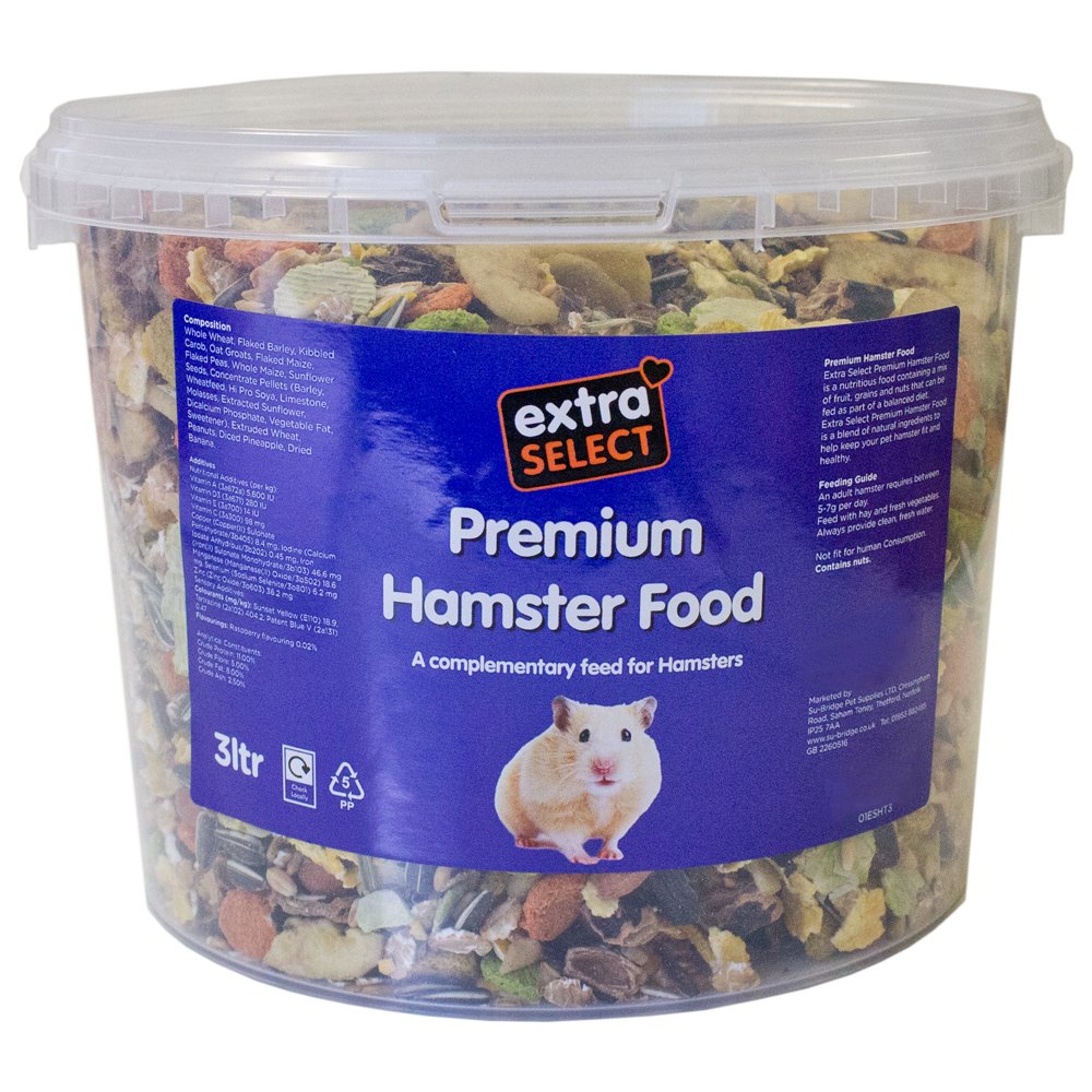 Extra Select Premium Hamster Food Bucket 3ltr