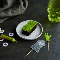 Halloween Zombie Card Food Picks - Pack of 12