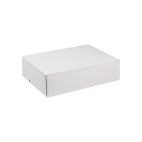 White Rectangle Cake Box 16x14x6cm