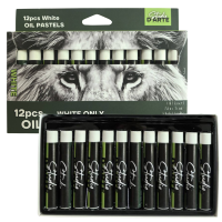 Studio D'Arte Oil Pastels 12pcs - White Only