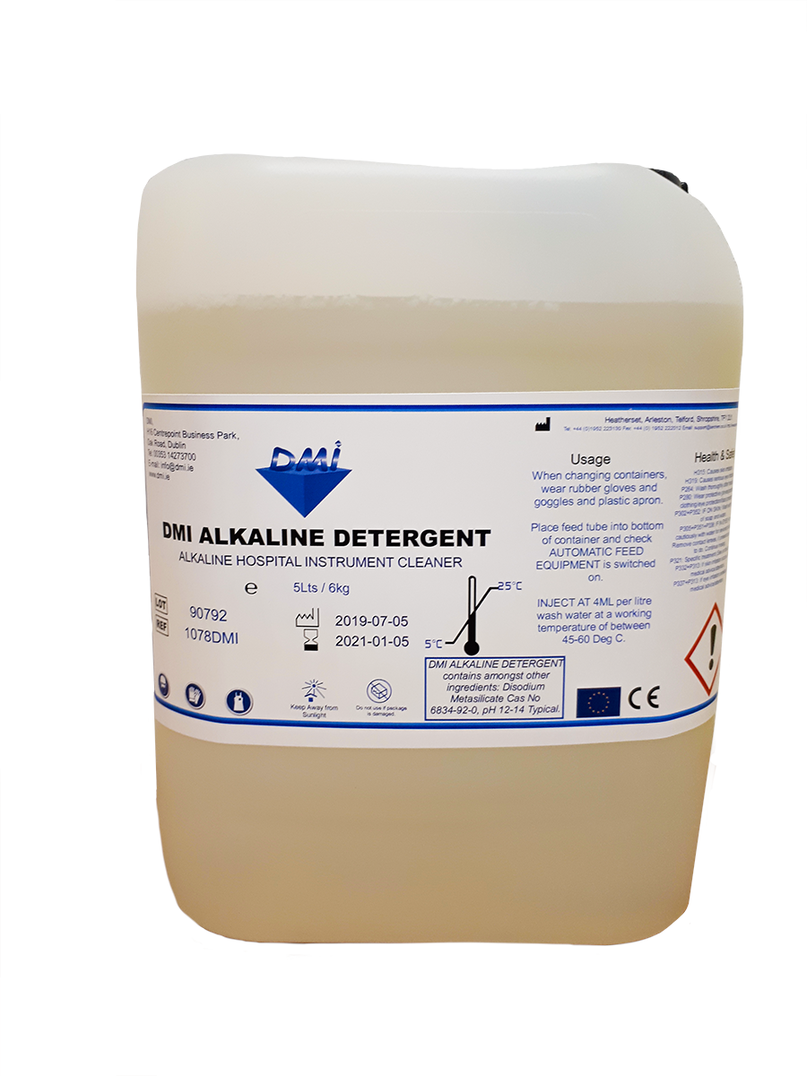 DMI Alkaline Detergent 5L - DMI Dental Supplies Ireland - Next Day Delivery