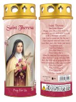 Candle/Saint Theresa/Windproof Cap   (86952)