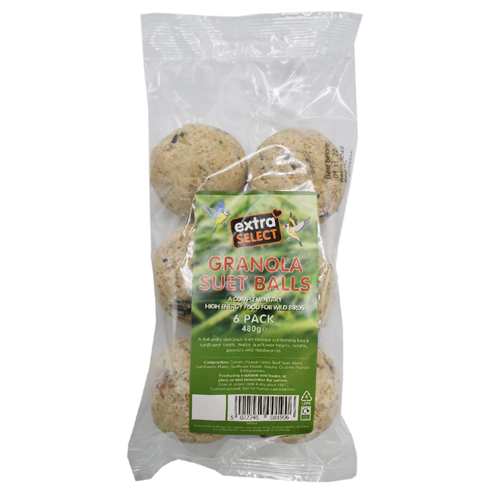 Extra Select Granola Suet Balls Pack 28x6pk