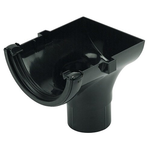 Buy FloPlast 112mm Black PVC Stop End Outlet to 68mm Southern Sheeting