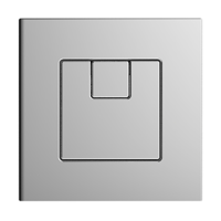 Thomas Dudley Piazza Square Dualflush Pushbutton 327734