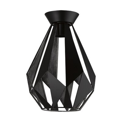 Eglo Carlton DIY Shade Black and Silver