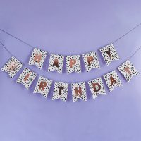 Dalmatian 'Happy Birthday' Flag Card Banner 2m