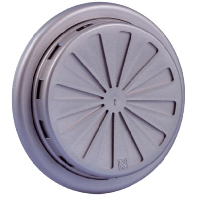 Rooster afsluitbaar PVC alu &Oslash;100-150