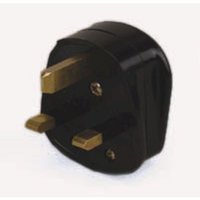 13 amp Plug (Black)