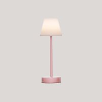 LOLA 30CM RECHARGEABLE BATTERY TABLE LAMP ROSE GOLD