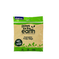 Ancol Paws for the Earth Degradable Poop Bags - 40 Bags in Flat pk x 12